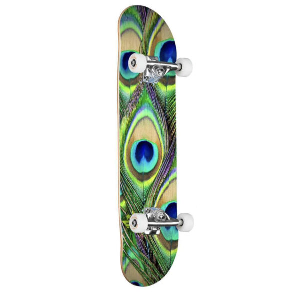 MINI LOGO PEACOCK FEATHER COMPLETE SKATEBOARD - 8.0"