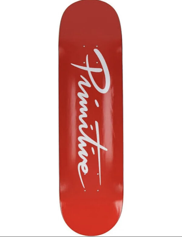 PRIMITIVE NUEVO SCRIPT 8.125" SKATEBOARD DECK