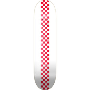 Heart Supply Skateboards Checker Board White / Red - 8.25" x 32"