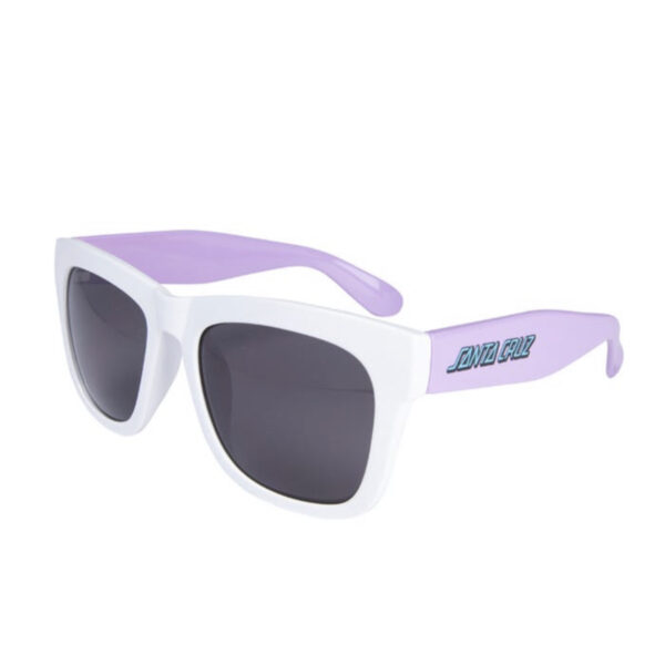 Santa Cruz Womens Sunglasses Strip II Sunglasses White/Orchid