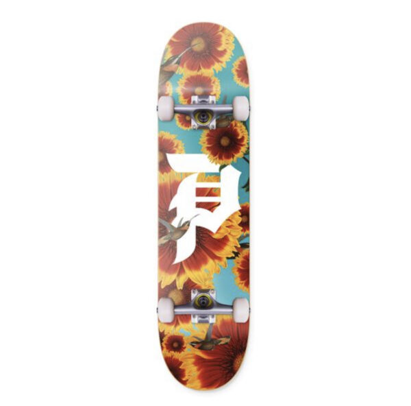 PRIMITIVE DIRTY P SUNFLOWER SKATEBOARD - 8.125"