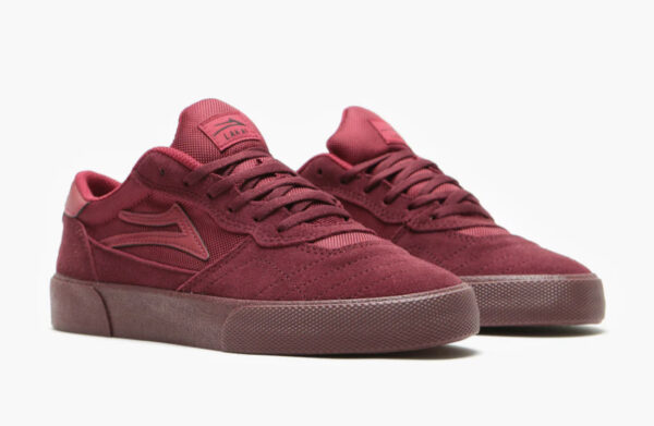 LAKAI CAMBRIDGE BURGUNDY SUEDE SKATEBOARDING SHOES