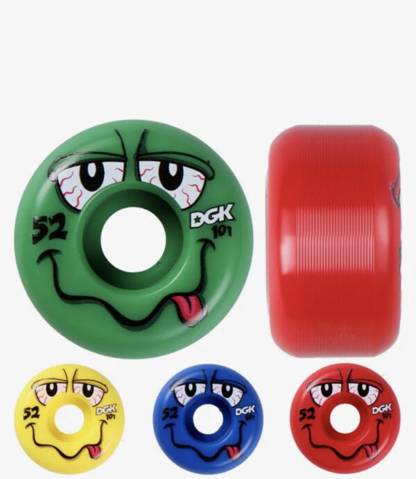 DGK DRIZZLE WHEELS (MULTI) 52MM 101A 4 PACK