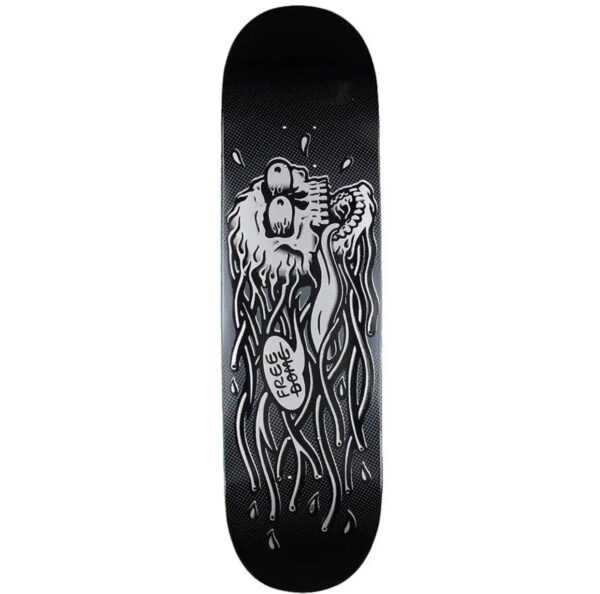 Free Dome Raging Skull Dark Skateboard Deck - 8"