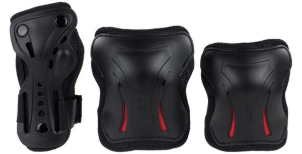 SFR Essentials Triple Pad Set - Black / Red