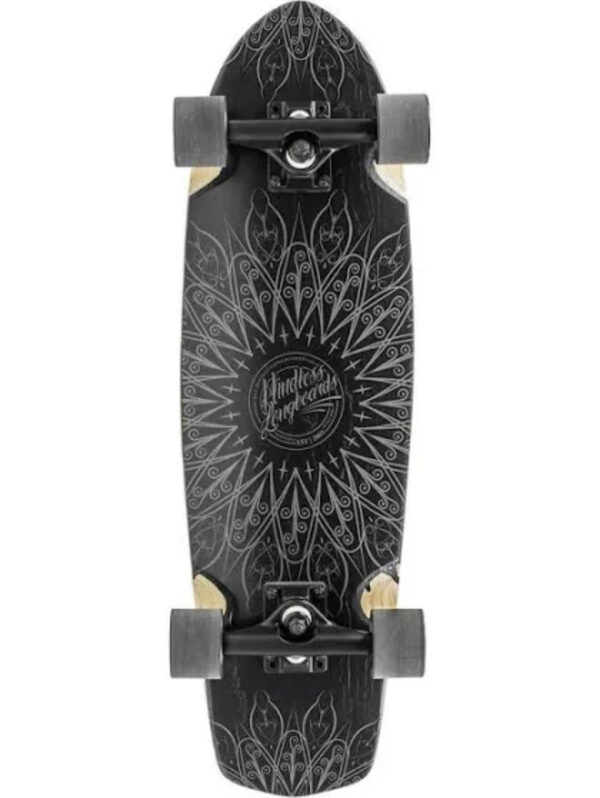 Mindless Mandala Complete Cruiser - Black 8.125 x 28