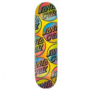 Santa Cruz Contra Allover Skateboard Deck Multi 8.25"