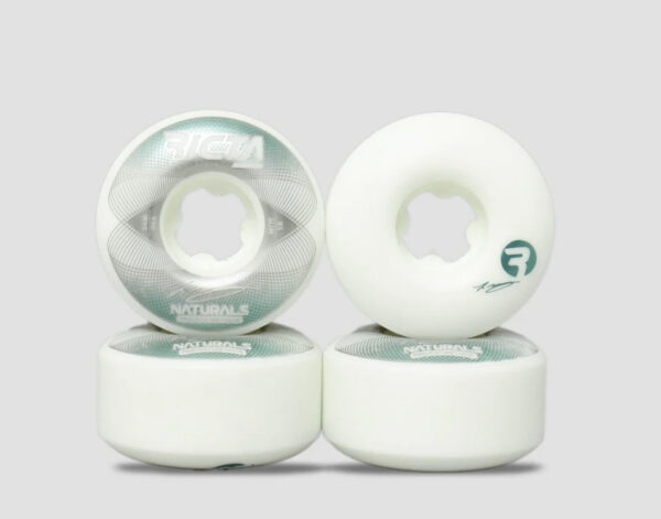 RICTA 54MM 99A MCCOY GEO NATURALS SLIM SKATEBOARD WHEELS WHITE / GREEN