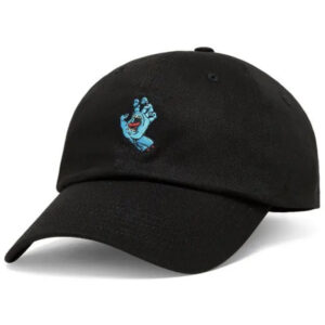 SANTA CRUZ SCREAMING MINI HAND CAP BLACK