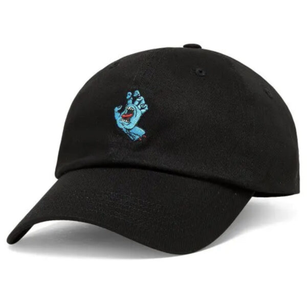 SANTA CRUZ SCREAMING MINI HAND CAP BLACK